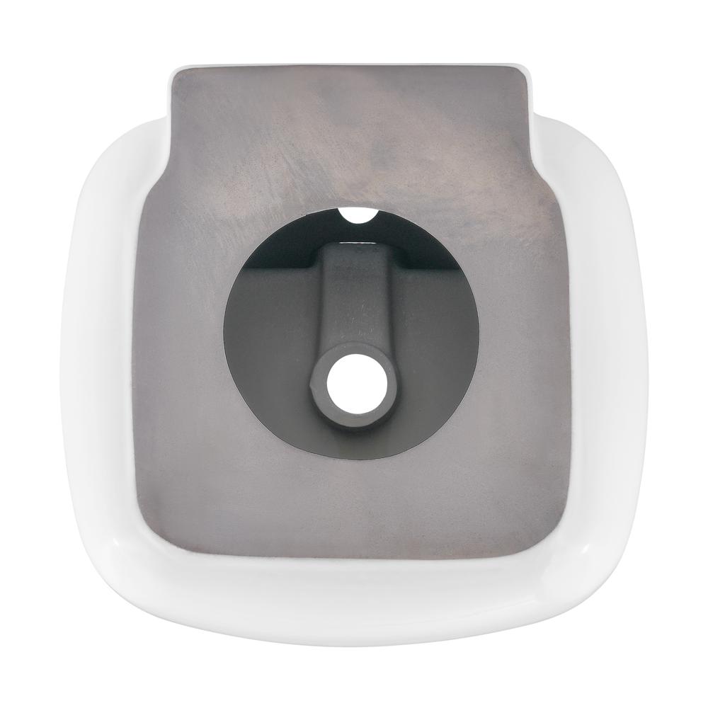 Carré 17.5" Wall-Mount Bathroom Sink. Picture 6