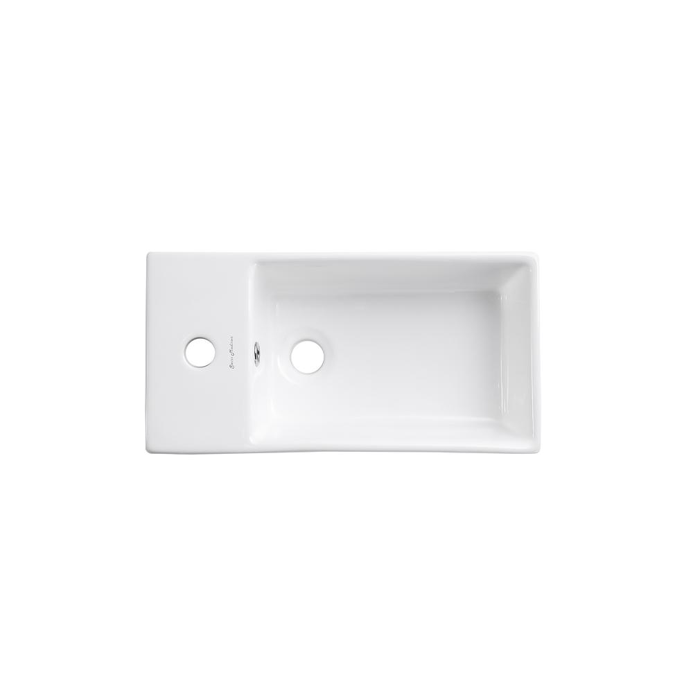 Pierre 19.5 Single, Open Shelf, Gold Metal Frame Bathroom Vanity. Picture 6