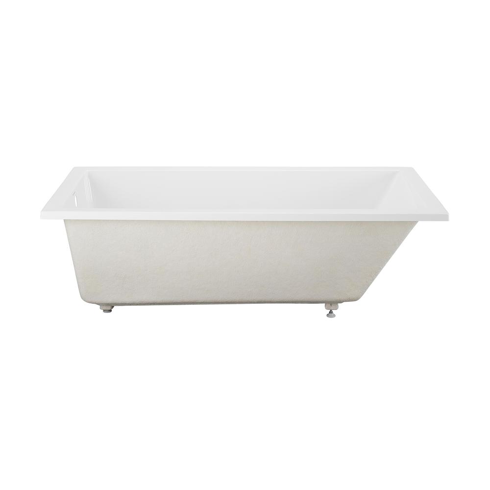 Voltaire 72" x 36" Reversible Drain Drop-In Bathtub. Picture 1