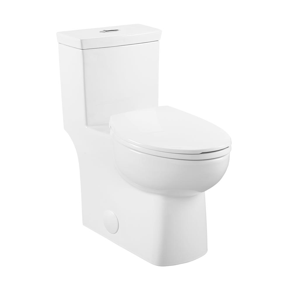 Classe One-Piece Toilet Dual-Flush 1.1/1.6 gpf. Picture 1
