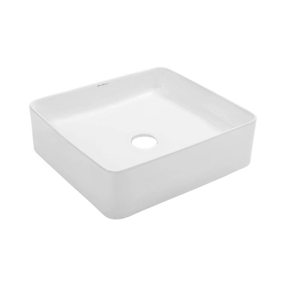Concorde 15 Square Ceramic Vessel Sink. Picture 3