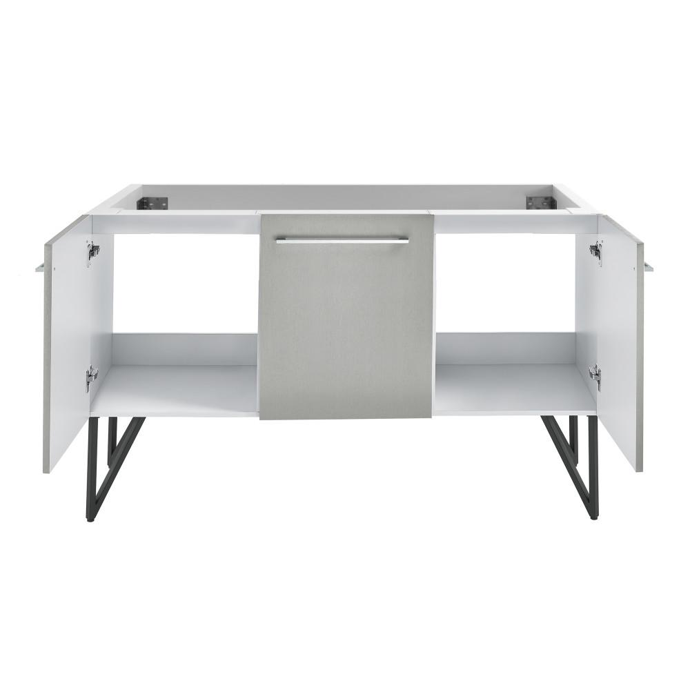 Annecy 60 Brushed Grey Bathroom Vanity Cabinet Only (SM-BV236). Picture 3