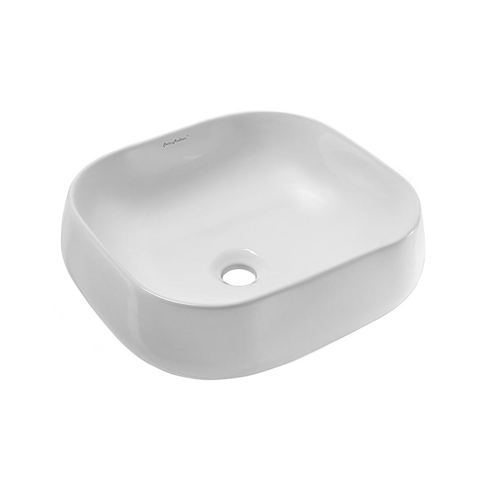 Chateau 18 Square Ceramic Vessel Sink. Picture 2