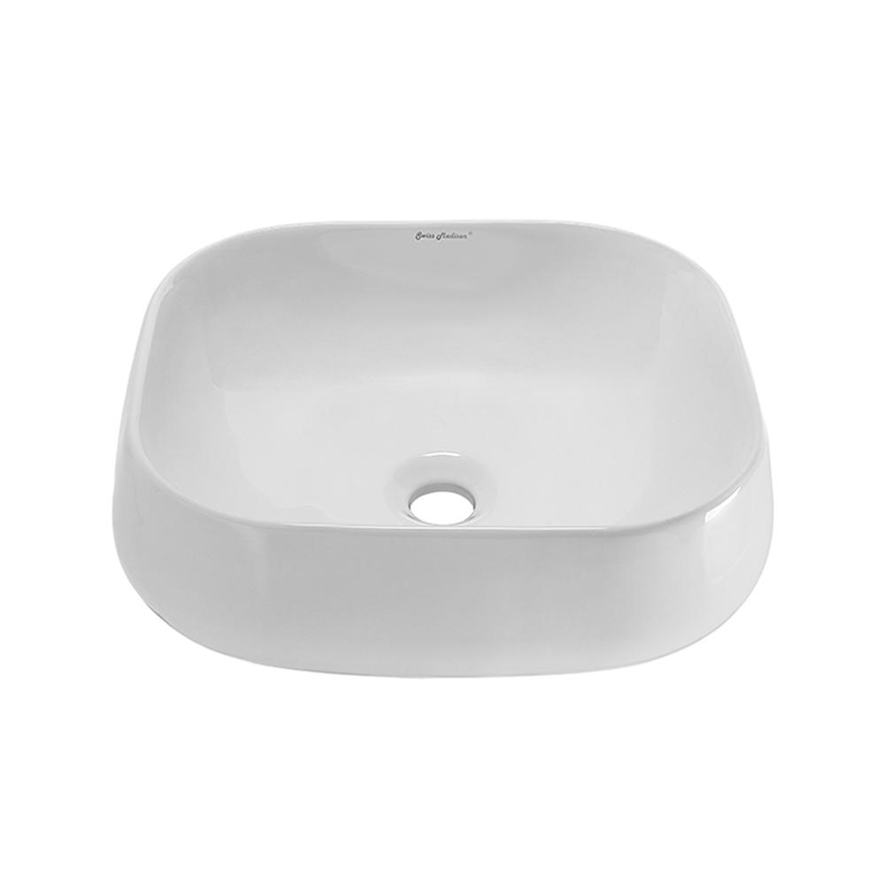 Chateau 18 Square Ceramic Vessel Sink. Picture 1
