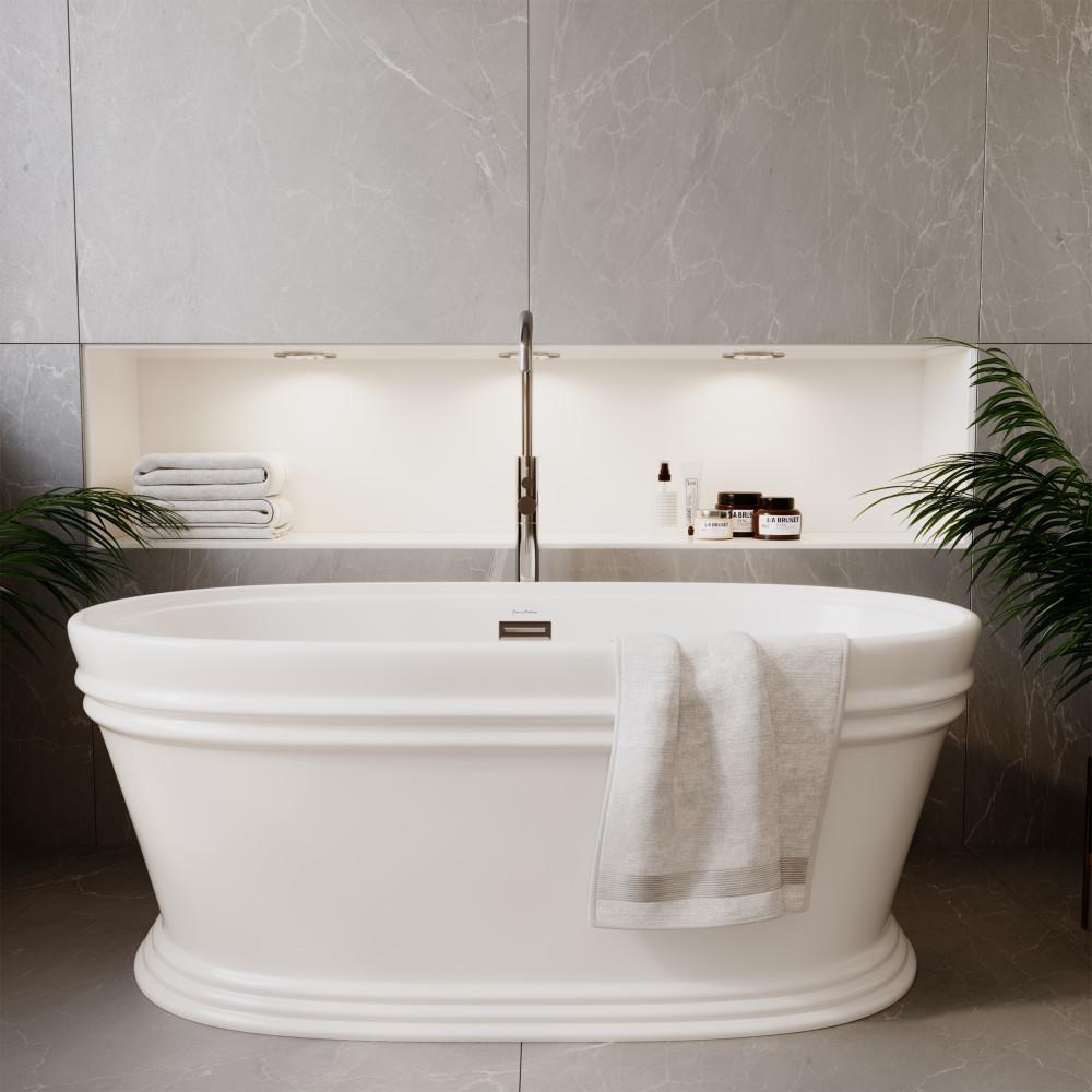 Santorini 60" Freestanding Tub. Picture 2