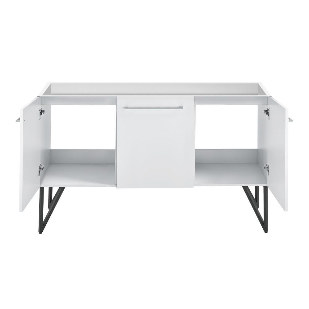 Annecy 60 Glossy White Bathroom Vanity Cabinet Only (SM-BV216). Picture 2