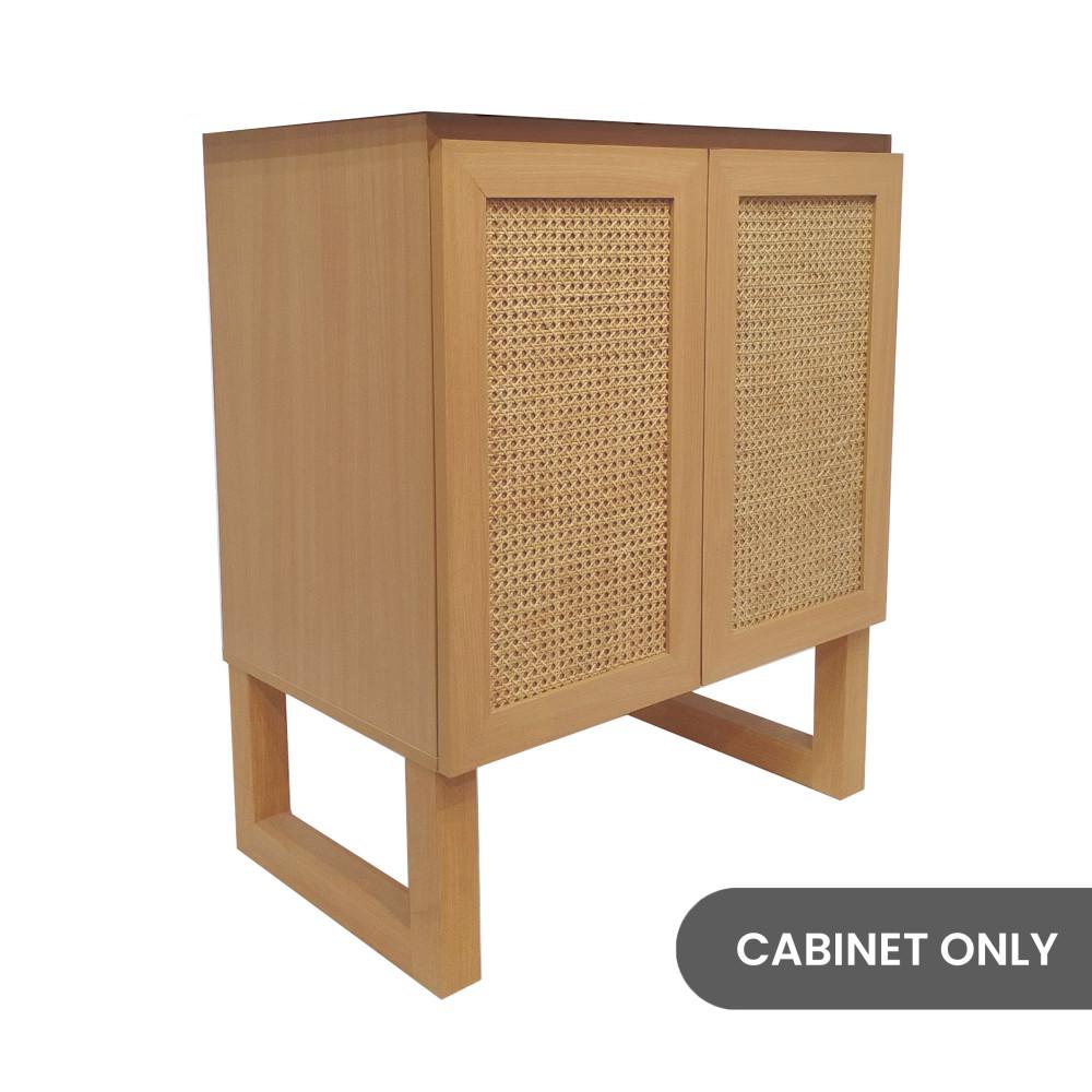 Arles 30 Single, Bathroom Vanity in Honey Cabinet. Picture 2