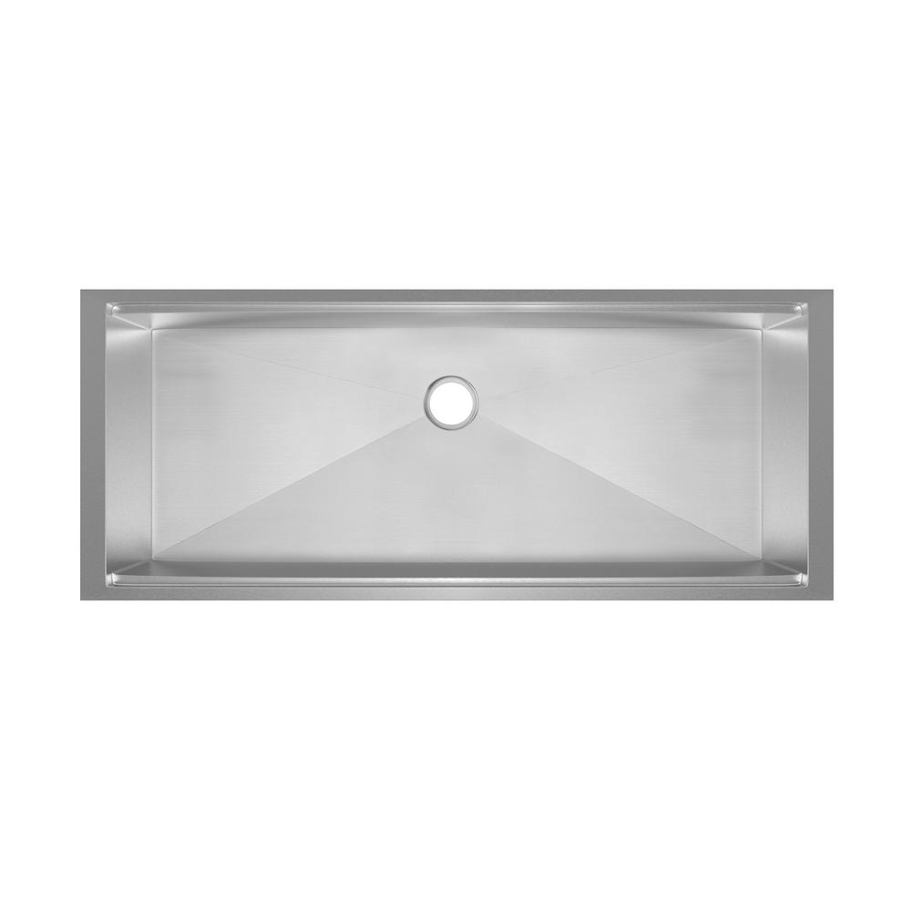 Rivage 45 x 19 Single Basin Undermount Kitchen Workstation Sink. Picture 7
