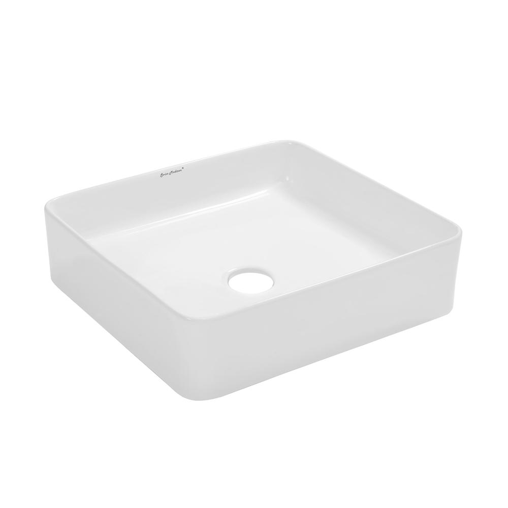 Concorde Ceramic Square Vessel Sink. Picture 2