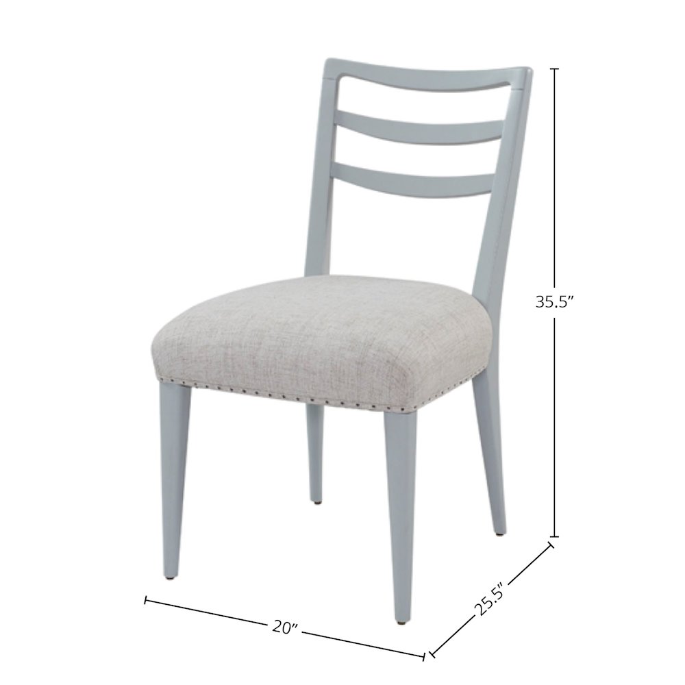 Wilmington Ladderback Dining Chair - Ocean. Picture 5