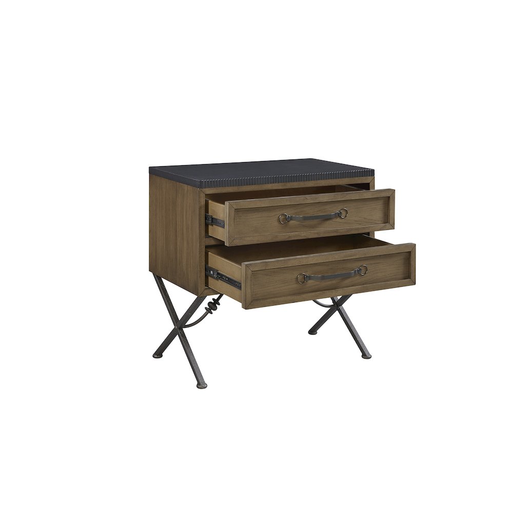 Magnolia 2 Drawer Nightstand - Almond. Picture 2