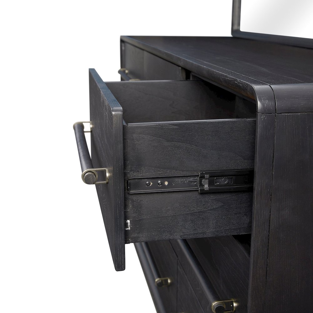 Aurora 9 Drawer Dresser - Peppercorn. Picture 6