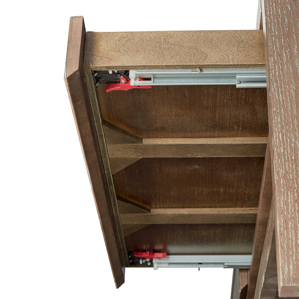 Transitional Elements Wood Top 2-Drawer Cocktail Table. Picture 5