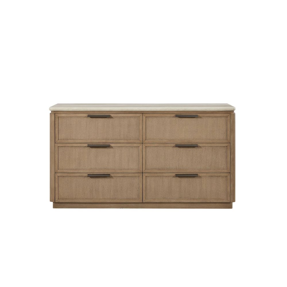 Transitional Elements Dresser - Rope Drawer Fronts - Toffee. Picture 5