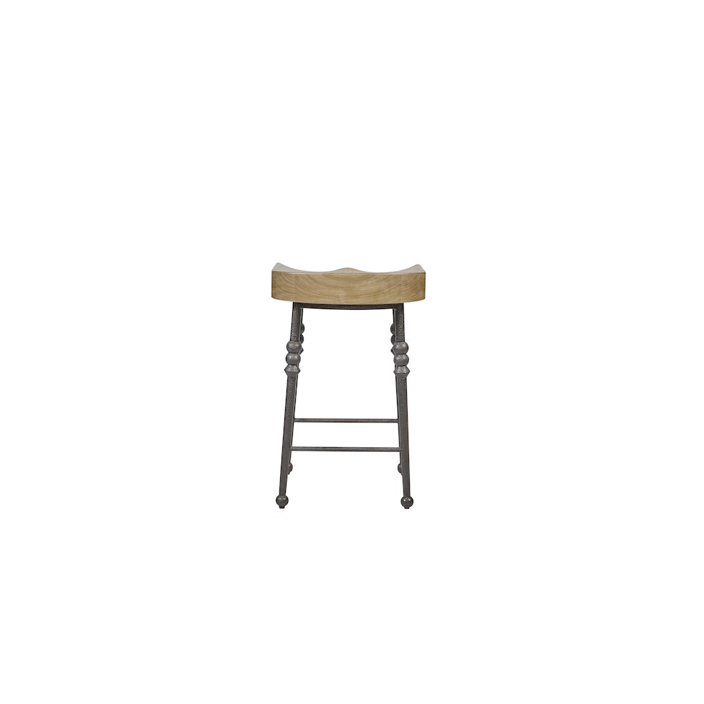Magnolia Counter Height Saddle Stool - Cashew. Picture 4
