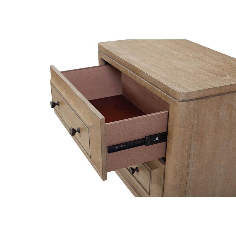 Wilmington 2 Drawer Nightstand. Picture 7
