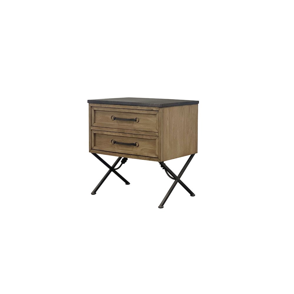 Magnolia 2 Drawer Nightstand - Almond. Picture 5