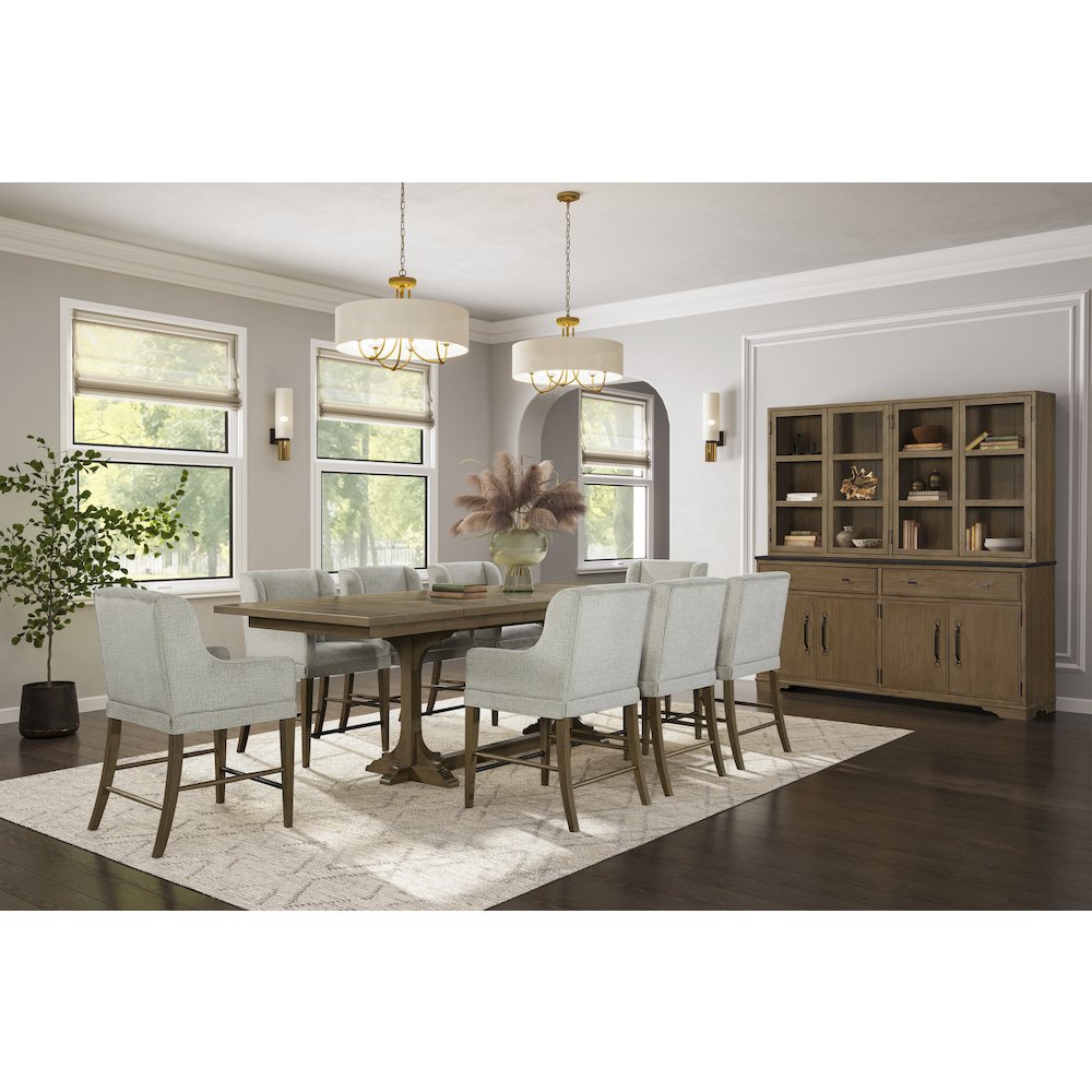 Magnolia Upholstered Counter Stool - Almond. Picture 5