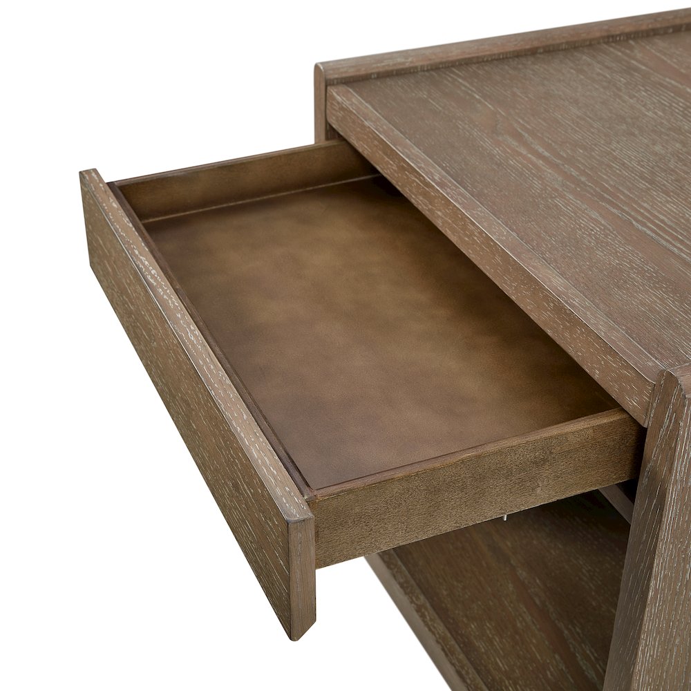 Transitional Elements End Table - Cocoa. Picture 6