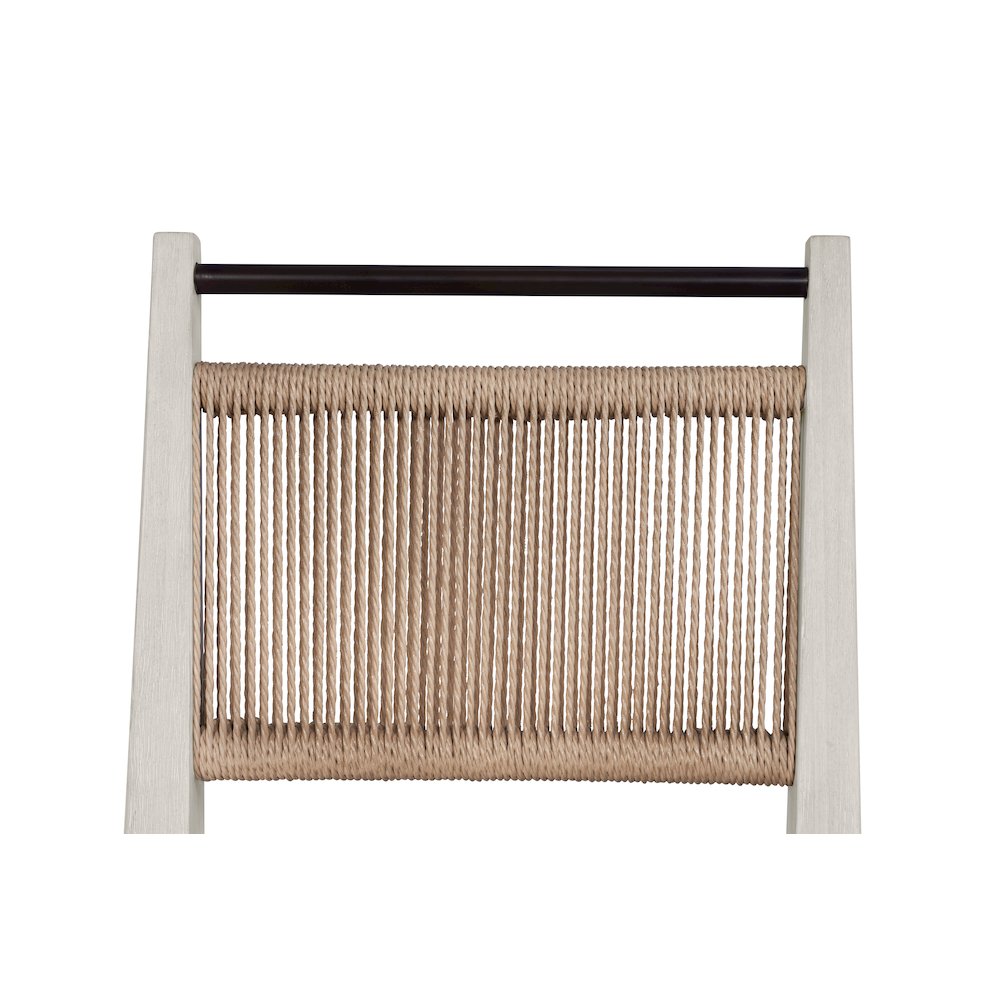 Elements Rope Back Chair - In Vanilla Finish. Picture 10