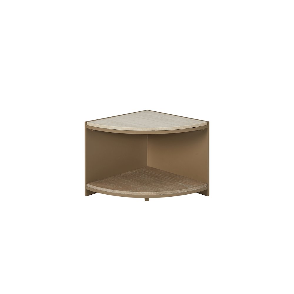Transitional Elements Quarter Bunching Tables - Toffee/Spice. Picture 3