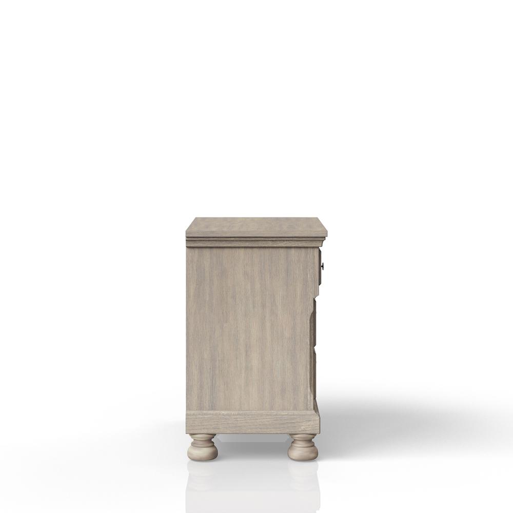 Prescott Gray Nightstand. Picture 4