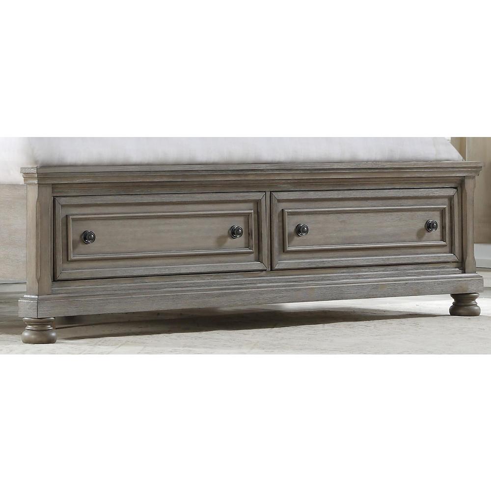 Prescott Gray Queen Bed. Picture 6