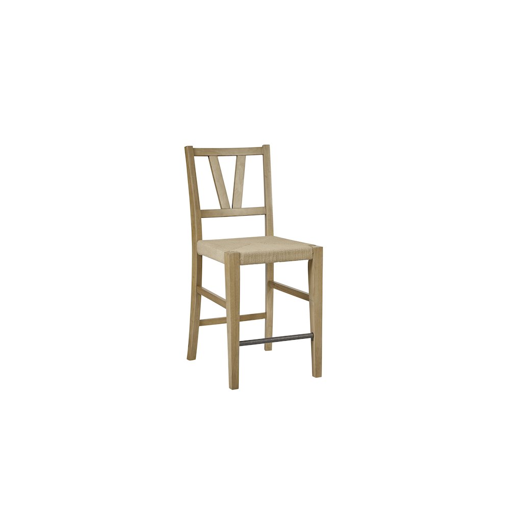 Magnolia Counter Height Slat Back Chair - Cashew. Picture 6