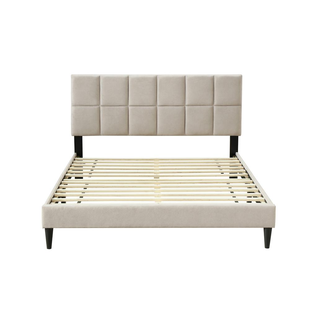 Evelyn Upholstered Full Bed In A Box. Picture 1