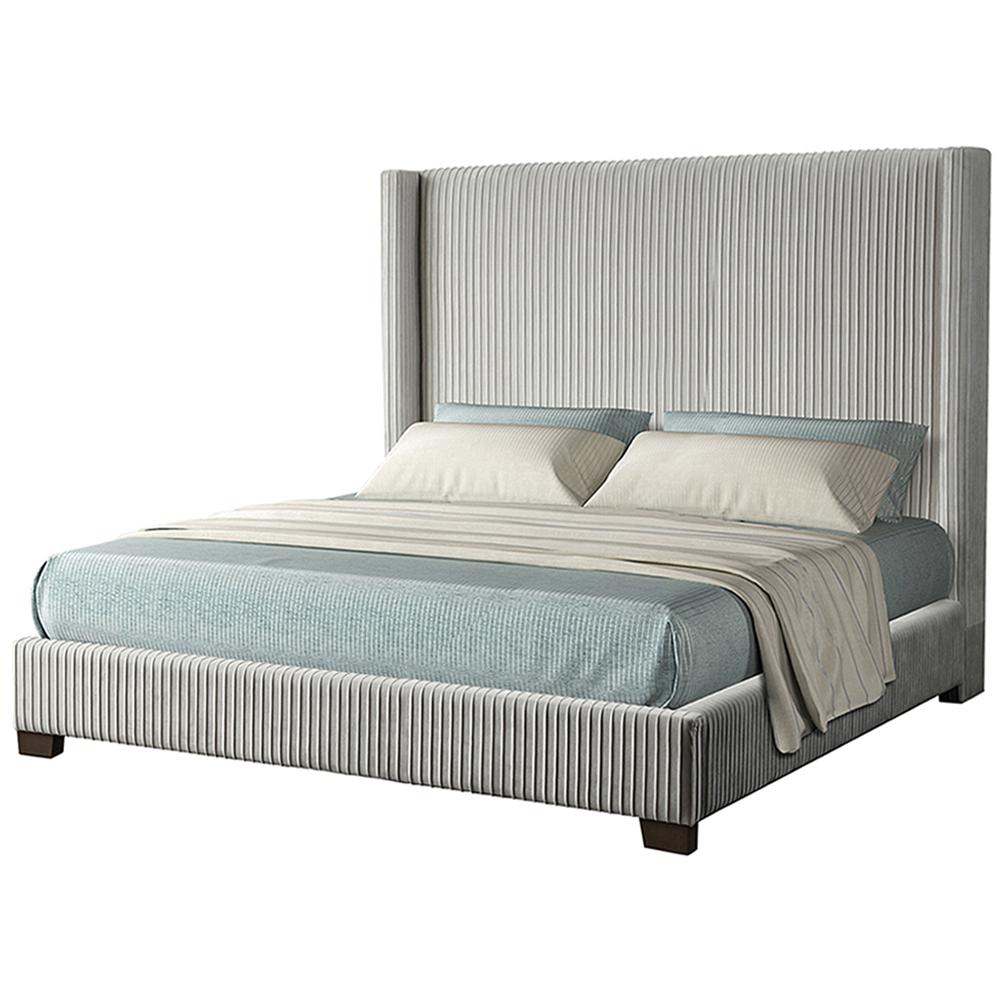 Jennie Upholstered Queen Bed In A Box. Picture 1