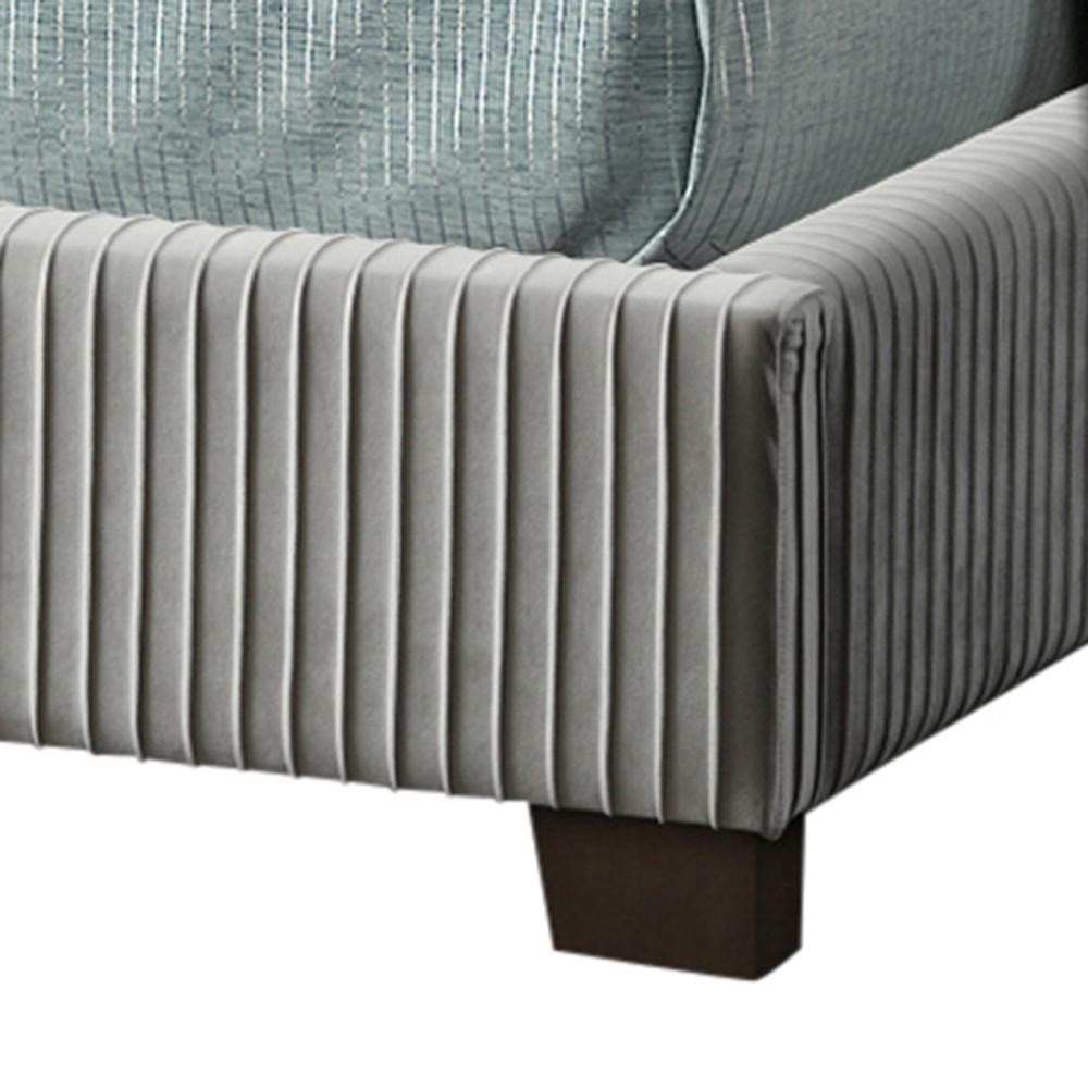 Jennie Upholstered Queen Bed In A Box. Picture 4