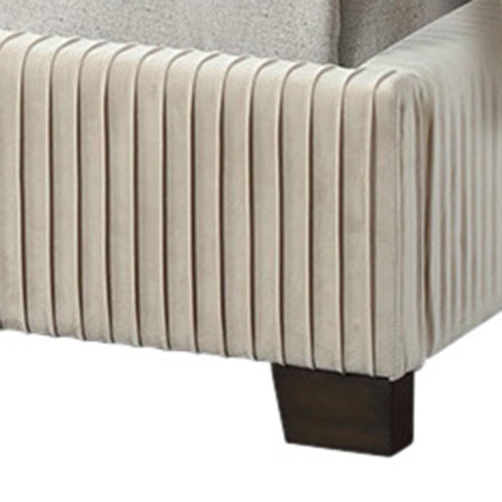 Luca Upholstered King Bed In A Box. Picture 4