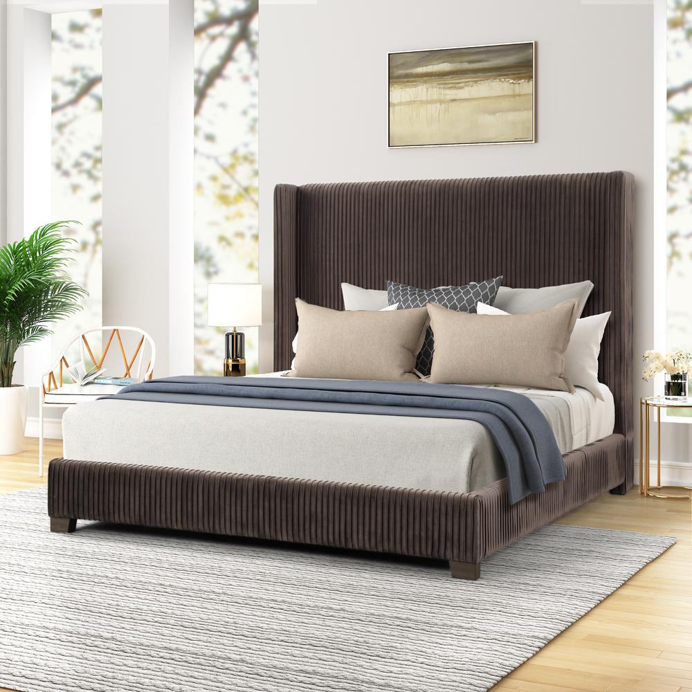 Milo Upholstered Queen Bed In A Box. Picture 5
