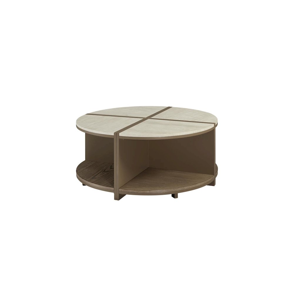 Transitional Elements Quarter Bunching Tables - Toffee/Spice. Picture 2