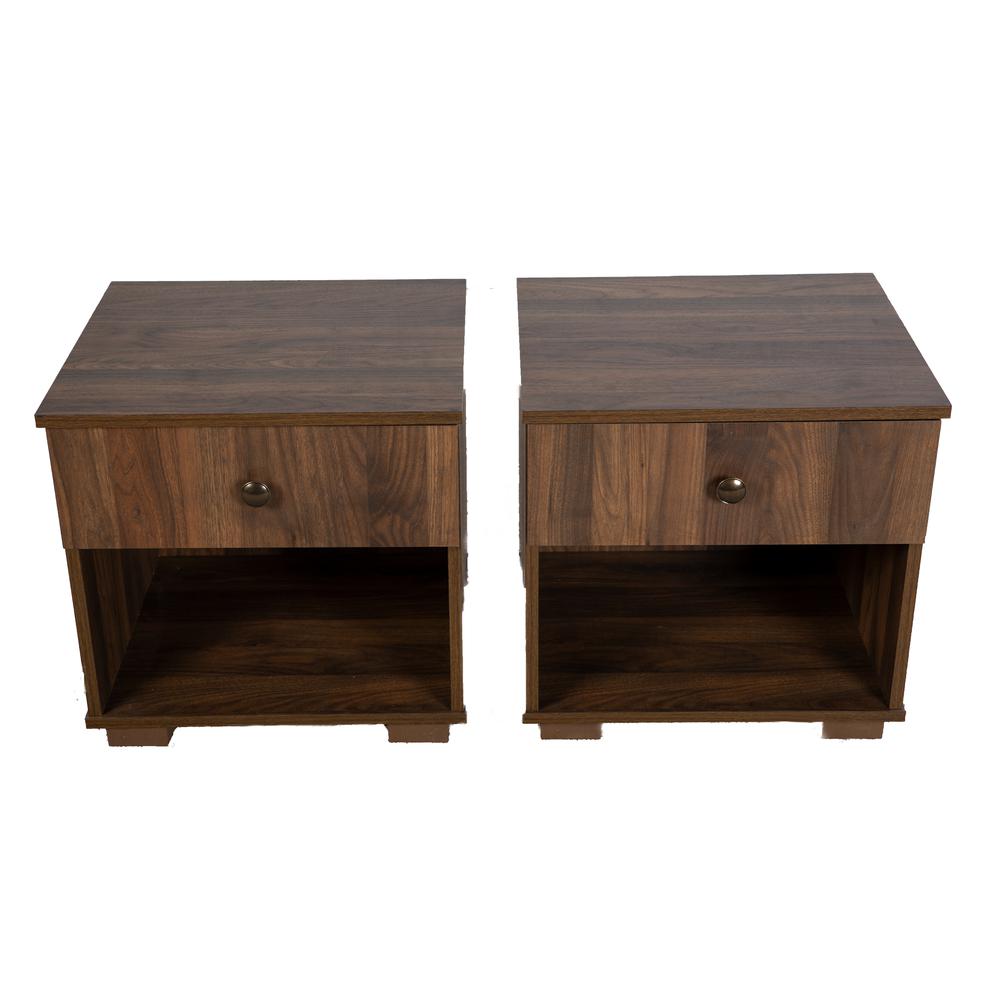 Rachel Upholstered Queen Bed In A Box W/ 2 Nightstands. Picture 3