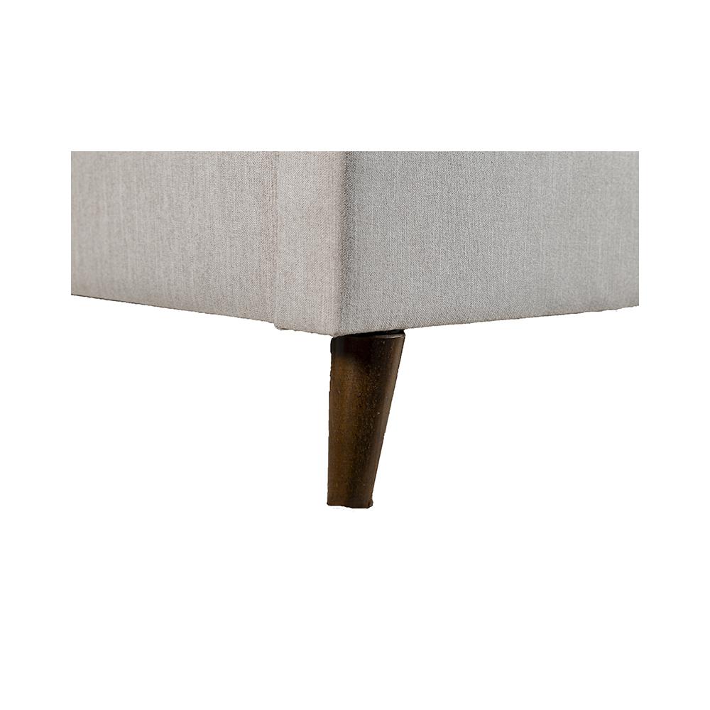 Rachel Upholstered Queen Bed In A Box W/ 2 Nightstands. Picture 9