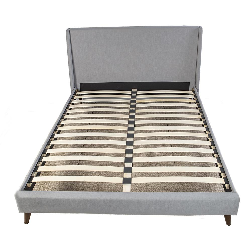 Maddison Upholstered Queen Bed In A Box W/ 2 Nightstands. Picture 5