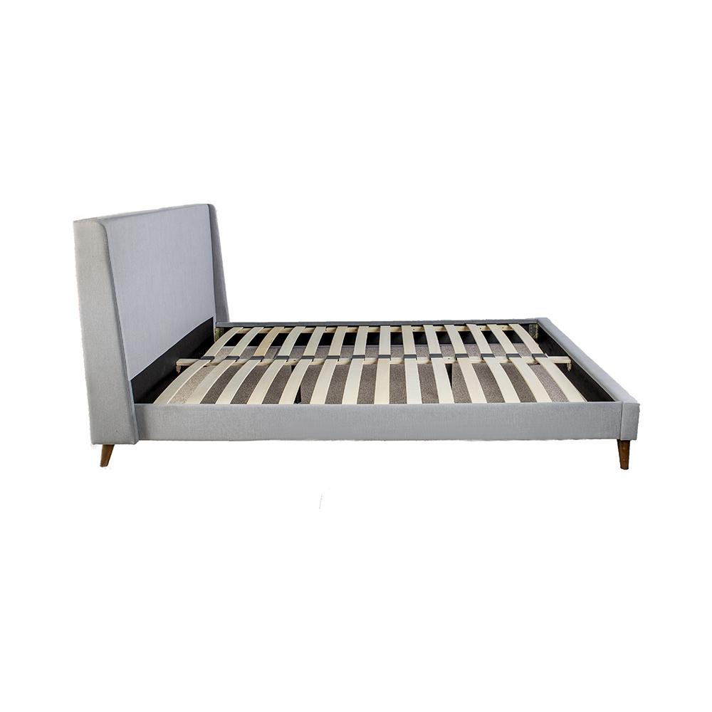 Maddison Upholstered Queen Bed In A Box W/ 2 Nightstands. Picture 3