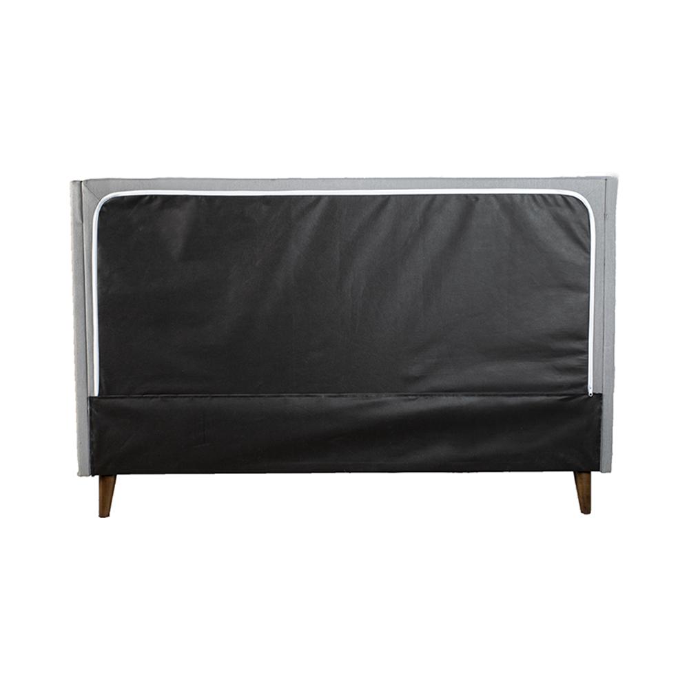 Maddison Upholstered Queen Bed In A Box W/ 2 Nightstands. Picture 9