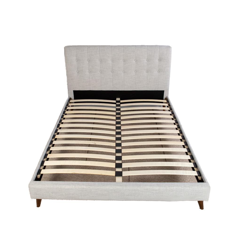 Myla Upholstered Queen Bed In A Box W/ Nightstands. Picture 1