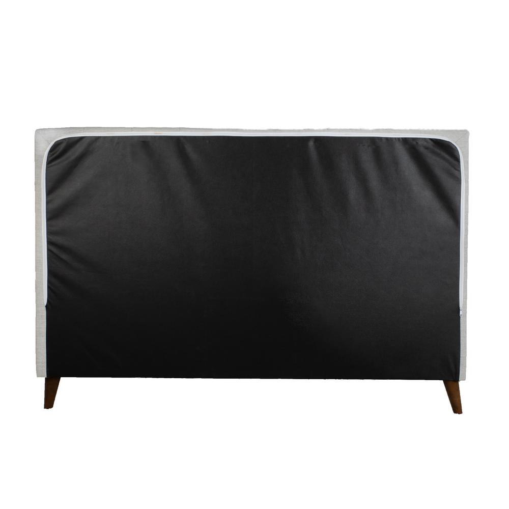 Myla Upholstered Queen Bed In A Box W/ Nightstands. Picture 3