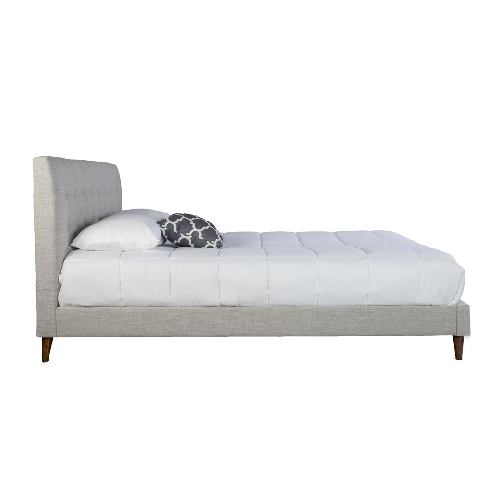 Myla Upholstered Queen Bed In A Box W/ Nightstands. Picture 2