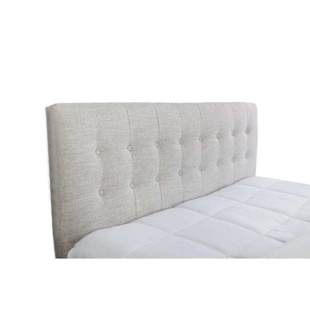 Myla Upholstered Queen Bed In A Box W/ Nightstands. Picture 6
