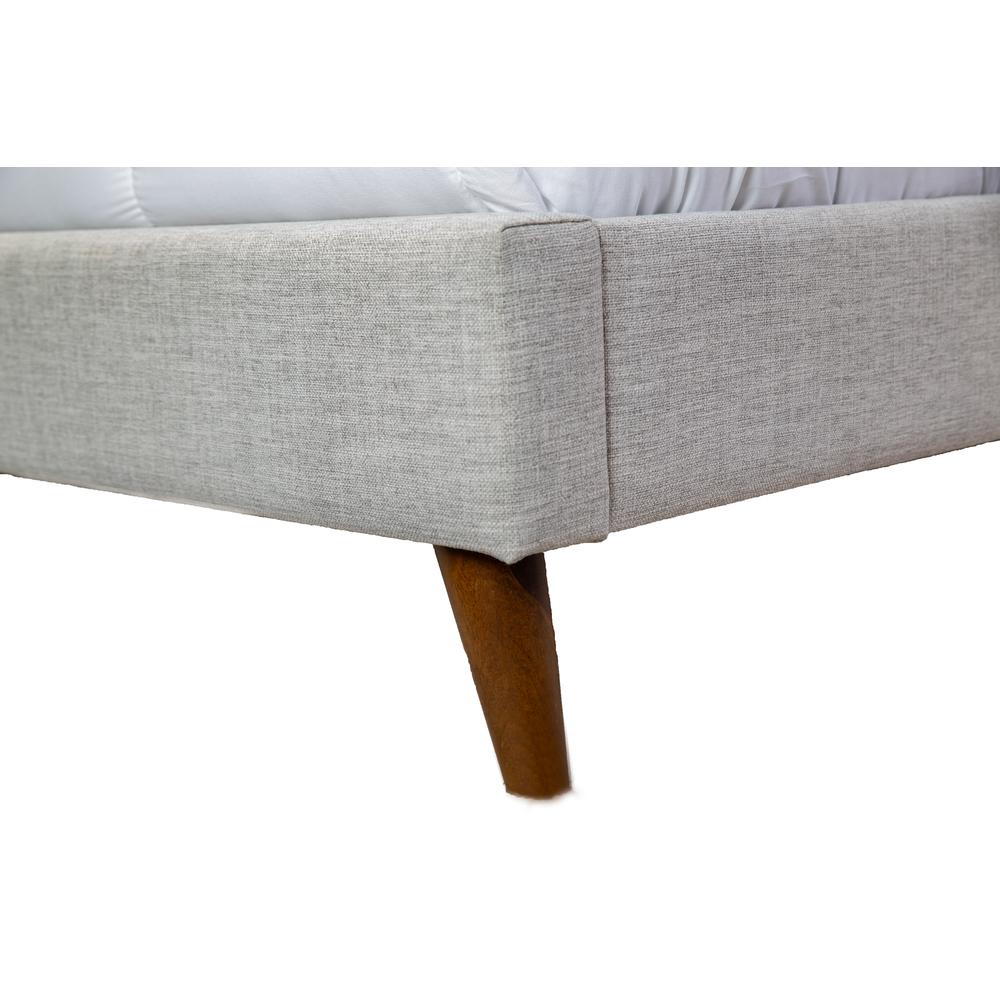 Myla Upholstered Queen Bed In A Box W/ Nightstands. Picture 11