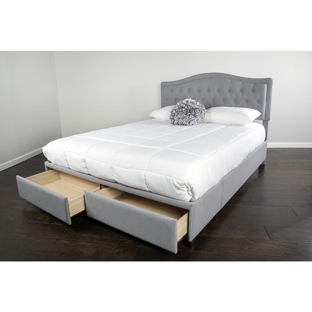 Skyla Upholstered Queen Storage Bed In A Box. Picture 5