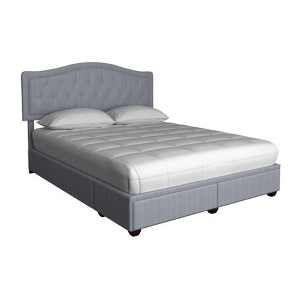 Elise Upholstered King Storage Bed In A Box. Picture 4