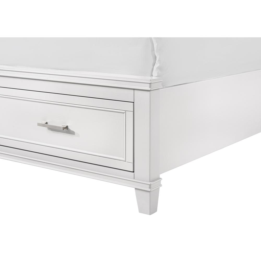 White Nova Ii King X Storage Bed. Picture 4