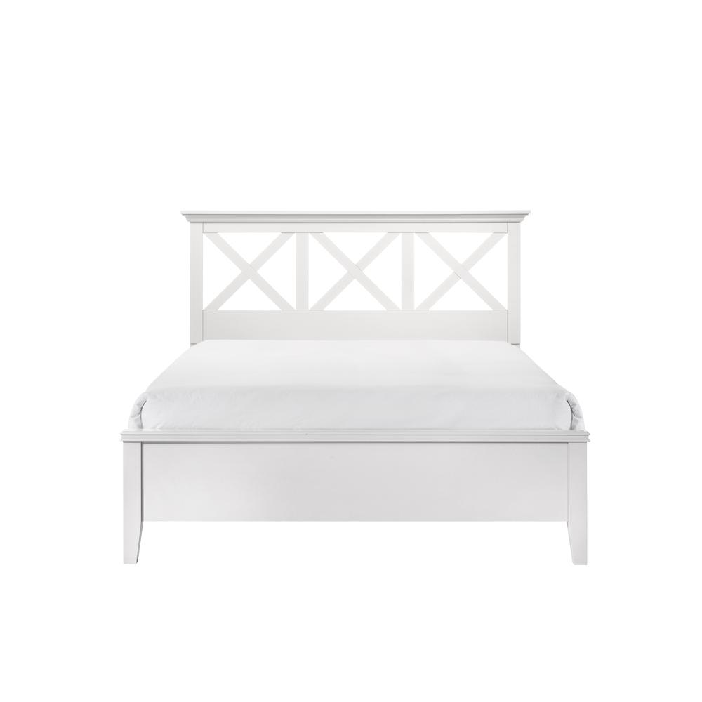 White Nova Ii King X Bed. Picture 1