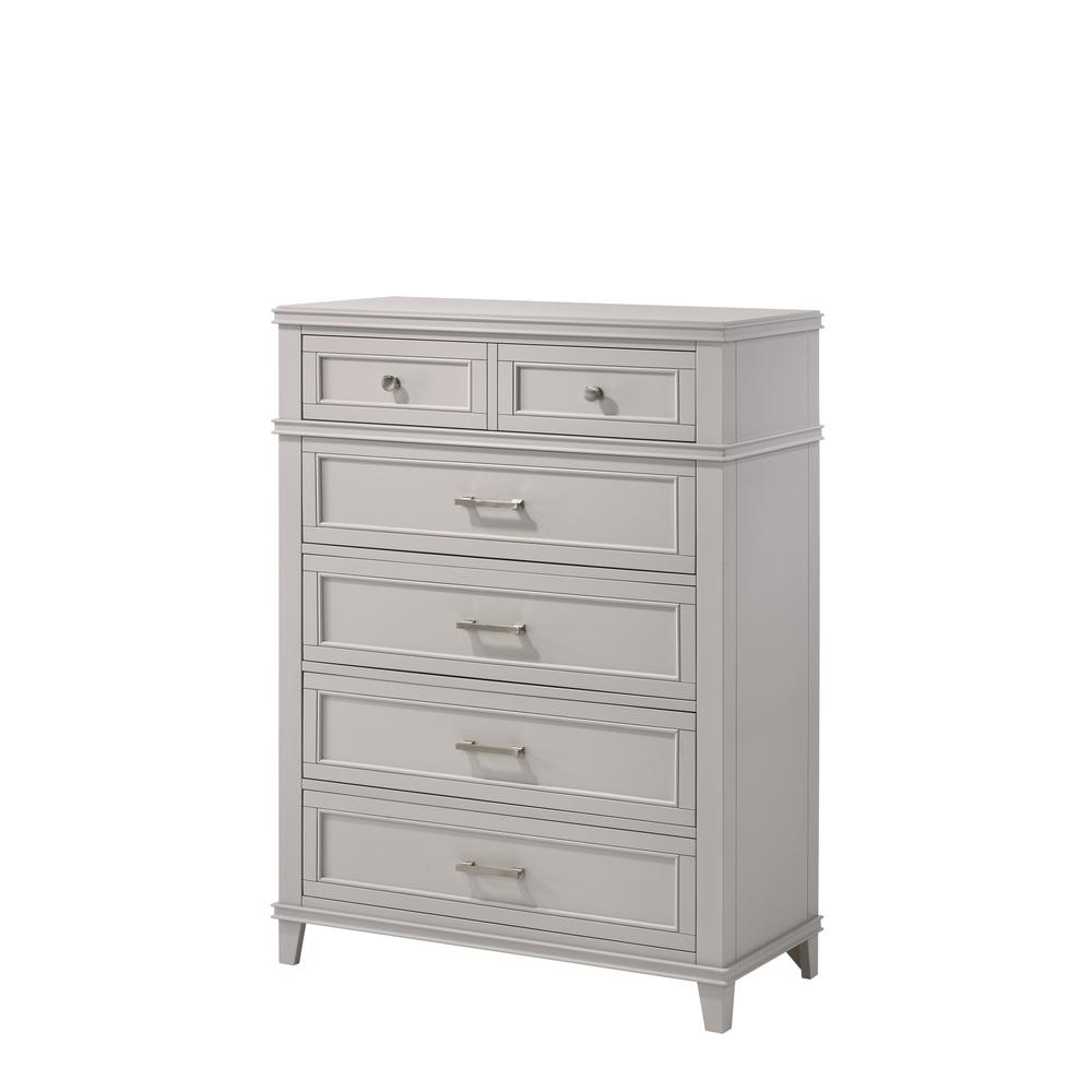 Gray Nova Ii 5 Drawer Chest. Picture 1