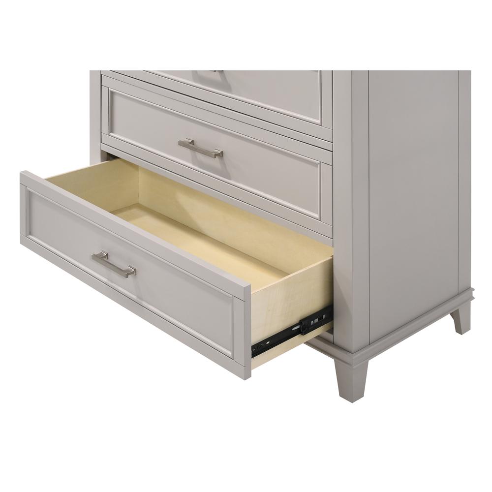 Gray Nova Ii 5 Drawer Chest. Picture 2